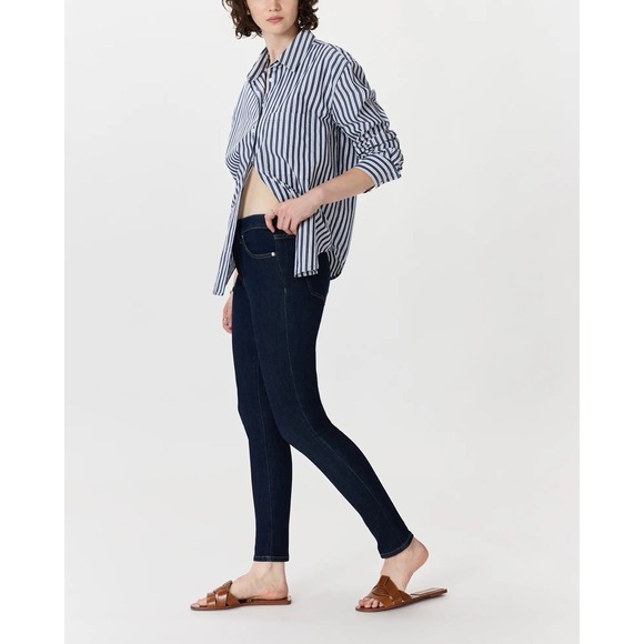 Quince Denim - Quince Women's Size 26 Dark Wash Skinny Jeans Organic Cotton Stretch Denim